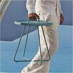 On-The-Move tabel turkis lille - Cane-Line