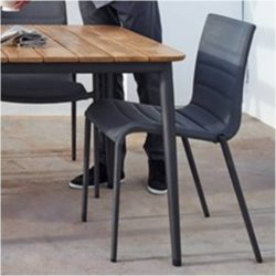 Core Dining havestol u/armlæn brun - Cane-Line