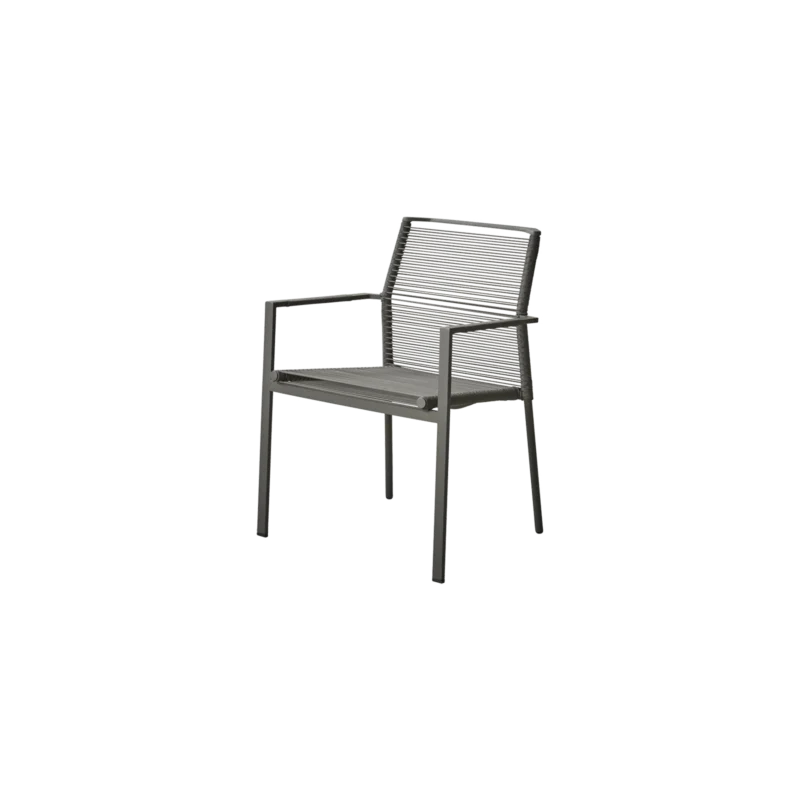 Edge dining havestol m/armlæn - Cane-Line