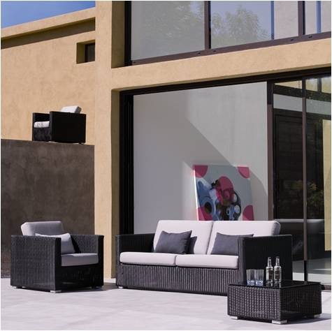 Chester 3 pers. sofa grafit - Cane-Line