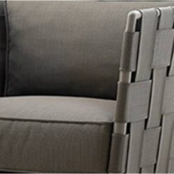 Conic loungestol inkl. hyndesæt - Cane-Line