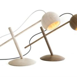 Luna Lamp Eg sæbebehandlet