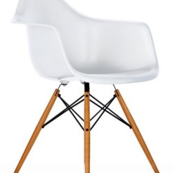 Eames Plastic Chair (DAW) - Hvid