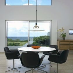 Erik Jørgensen - EJ 205 Flamingo Drejestol - Cava Læder