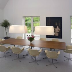 Erik Jørgensen - EJ 205 Flamingo Drejestol - Cava Læder