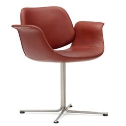 Erik Jørgensen - EJ 205 Flamingo Drejestol - Cava Læder