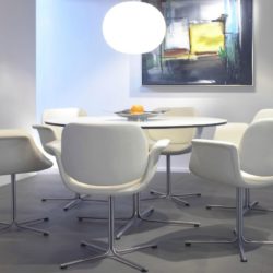 Erik Jørgensen - EJ 205 Flamingo Drejestol - Cava Læder