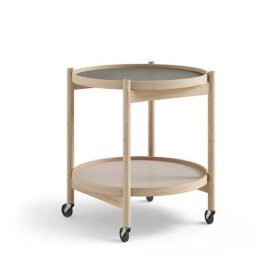 Hans Bølling Bakkebord Ø50 Eg Grey/Dark Grey