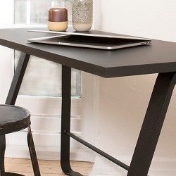 Bent Hansen - Hemingway skrivebord - sort/sort