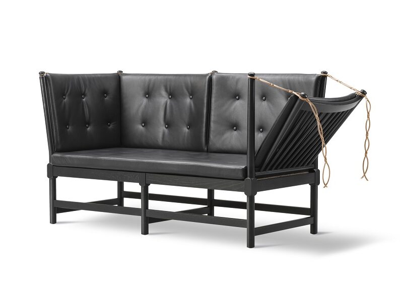 Tremmesofa Børge Mogensen - Eg sort