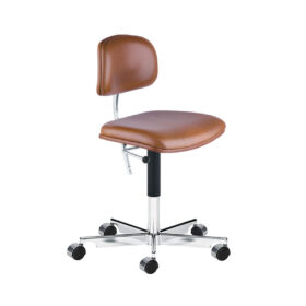 Kevi 2534U Kontorstol SILK Cognac Læder