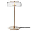 Nuura Blossi bordlampe nordic gold/clear