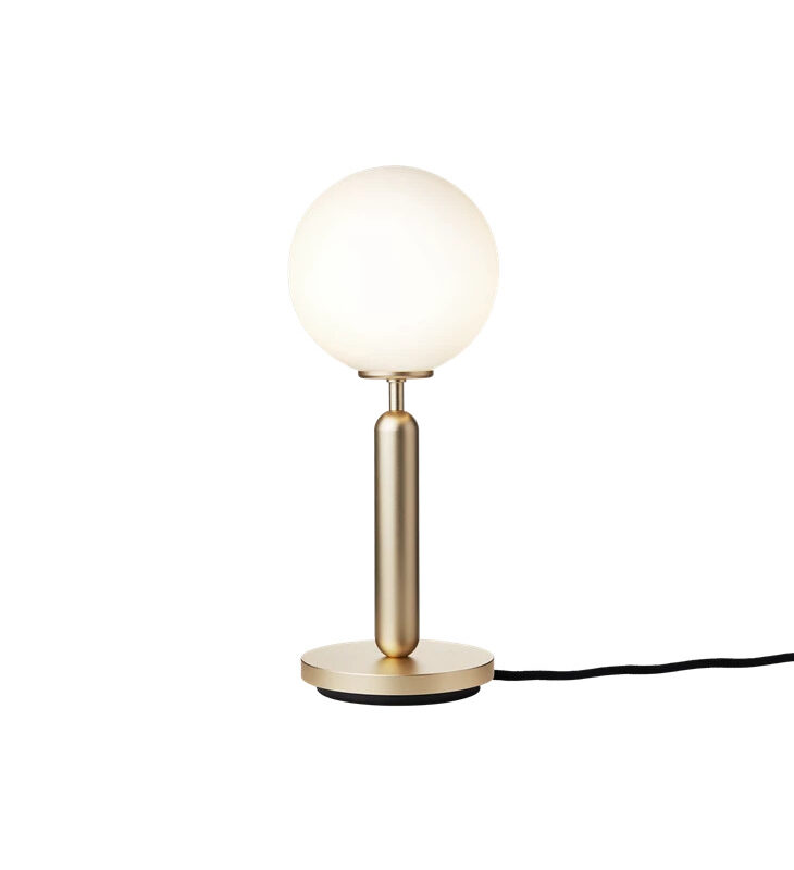 Nuura Miira bordlampe messing opal hvid