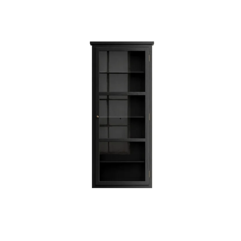 Lindebjerg Design N4 Sort vitrineskab