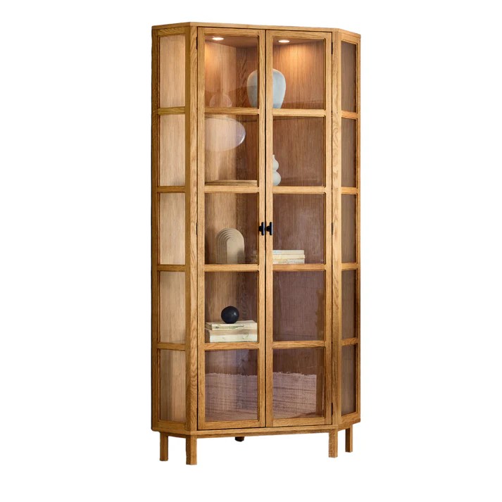 Aakjaer Furniture - Angulus Hjørnevitrine Eg olie