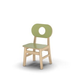 Hukit stol 30 cm - Birketræ