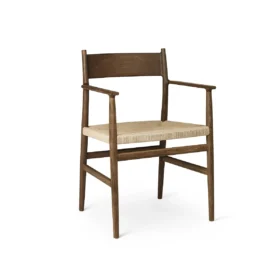 m. Armlæn/solid/fumed-oak-oiled