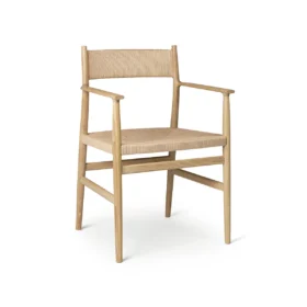 m. Armlæn/waeved/oak/oiled