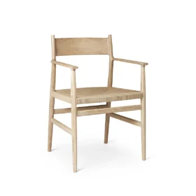 m. Armlæn/solid/oak-white-oil