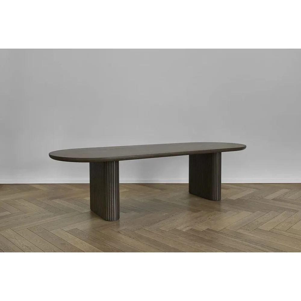 Mossroom Palisade spisebord 260x100 i røget eg