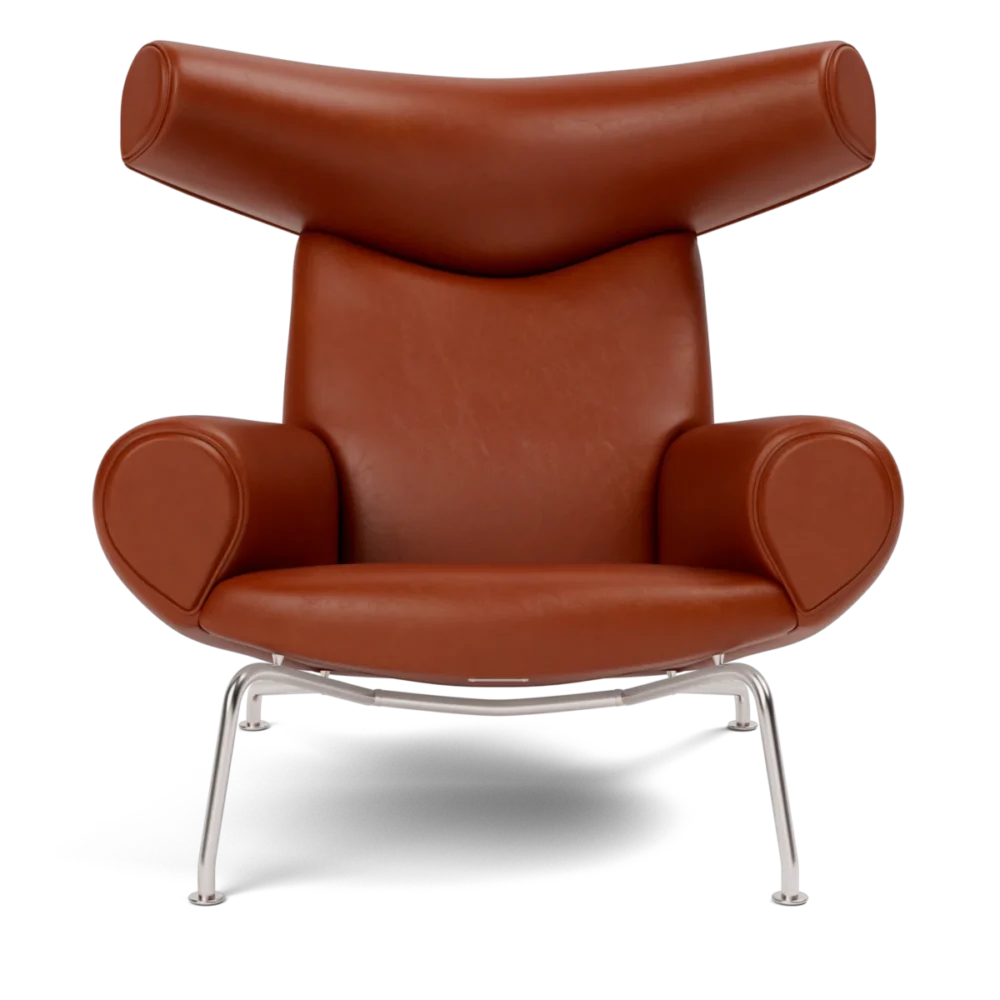 OX Chair EJ100 - Cognac, læder